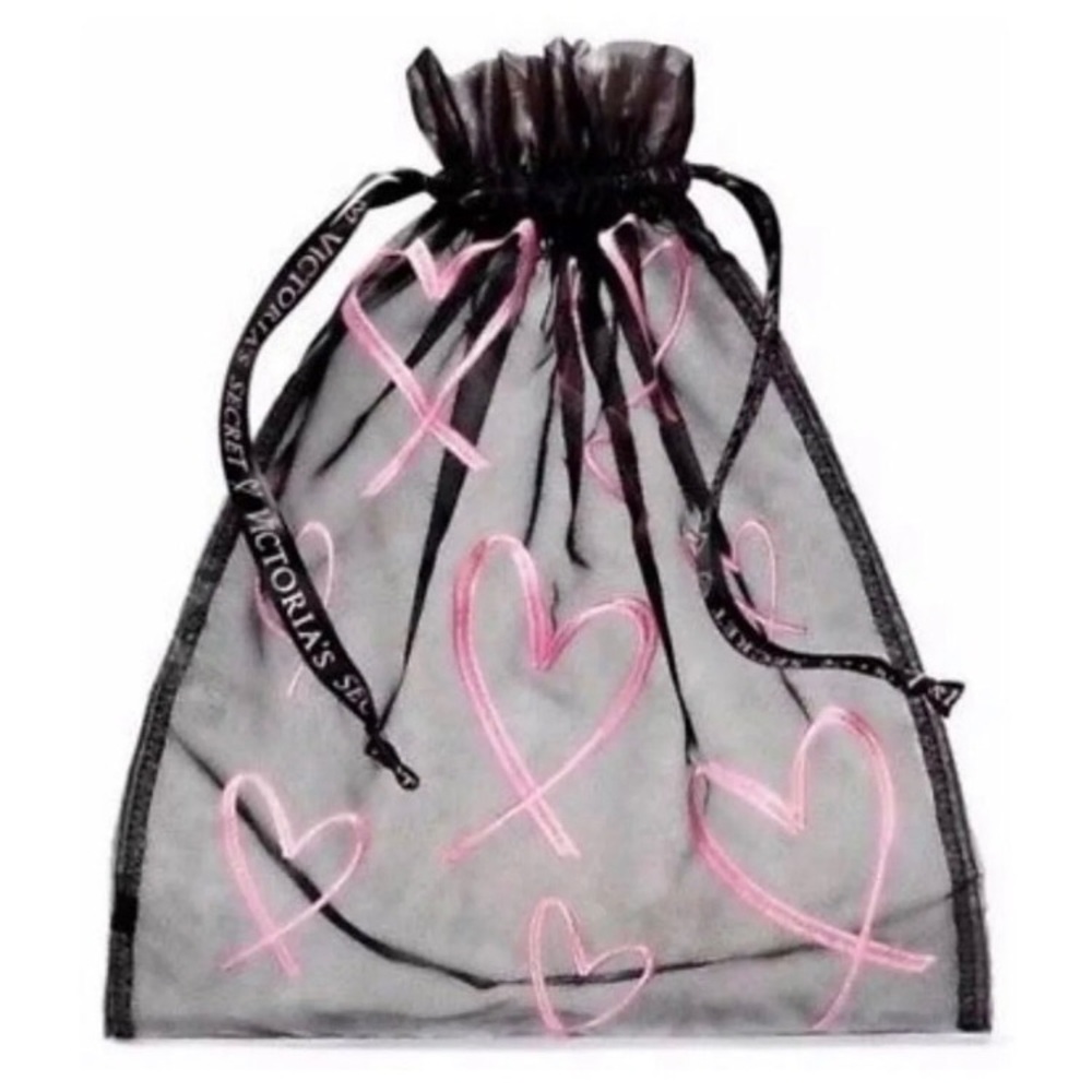 Victoria secret heart linking shoe bag